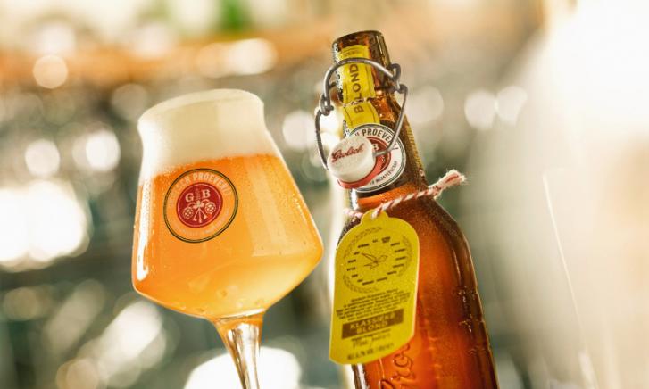 Grolsch Klassieke blond Beugel en glas